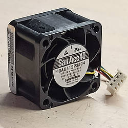 Б.В серверний кулер Sanyo / 12v 0.92a / 40x40x28 / San Ace40 / 9GA0412P3K04 4pin
