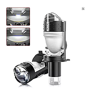 Bi-LED міні лінзи H4 100 W 6000 K 26000 Lm Canbus ближнє та дальнє світло комплект 2 шт.