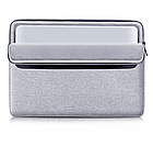 Чохол для ноутбука Bubm сірий тканинний 14"-15" світло-сірий чохол під ноутбук 14 дюймів, фото 2
