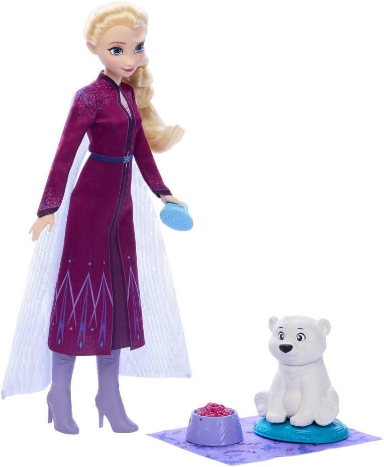 Лялька Ельза та Ведмедик Холодне Серце Disney Frozen Elsa and Bear Mattel