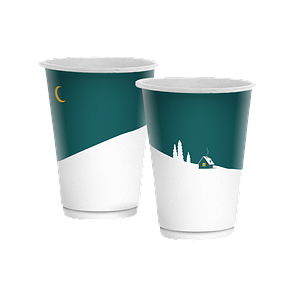 Double wall стакан "WINTER" NEW 110 мл (двошаровий) FC