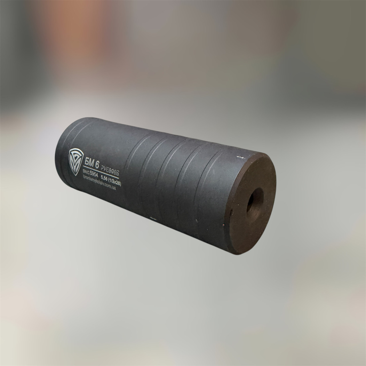 Глушник бойовий «БМ6 Русофоб» 5.56, різьба – 1/2×28, саундмодератор AR-15