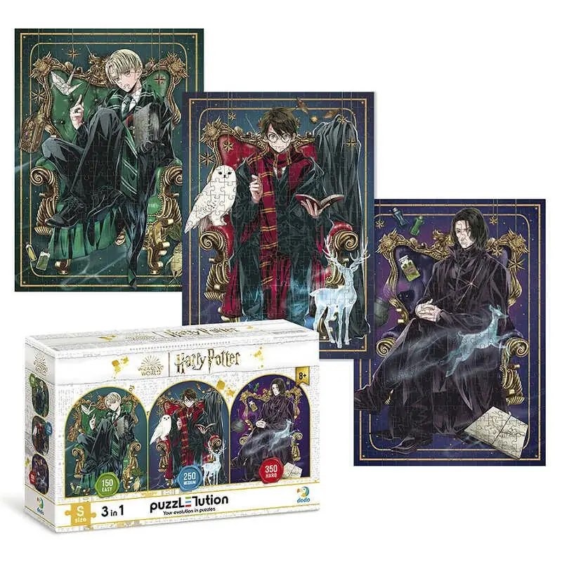 Гр Пазл "Династія чарівників" 200575 (16) "DoDo", 3в1, 150-250-350 елементів, рівні складності, в ко, фото 1