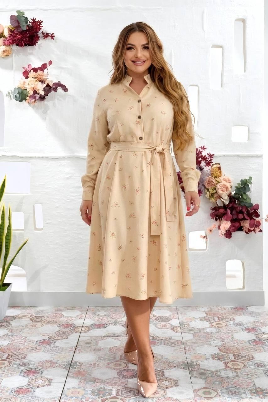 Сукня з поясом гурт роздріб дроп 23298, фото 1