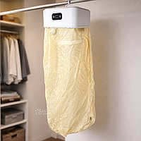 Сушарка для одягу електрична вертикальна 600 Вт з тканинним чохлом і таймером, портативна електросушарка для білизни, GRE-652