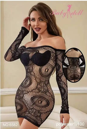 Плаття в сітку мереживне, розмір 46-48, фото 1