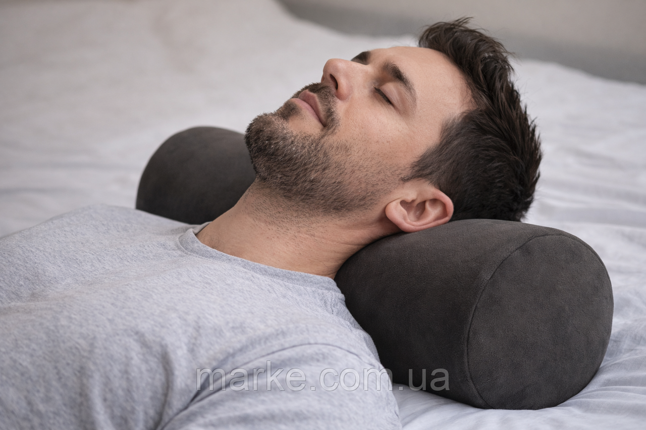 Циліндичка подушка, валик із піни з ефектом пам'яті Livarno Home