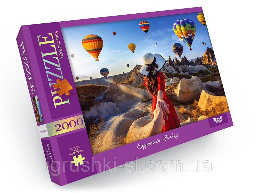 Пазли Danko Toys "Cappadocia, Turkey", 2000 елементів, 66x94 см., фото 1