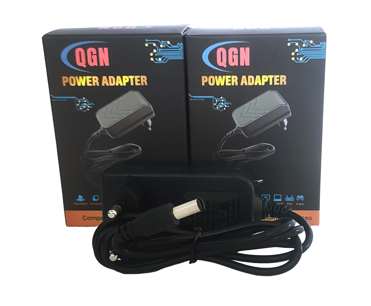 Блок живлення "QGN" 12 вольтів 2 Ампери для супутникових тюнерів, фото 1