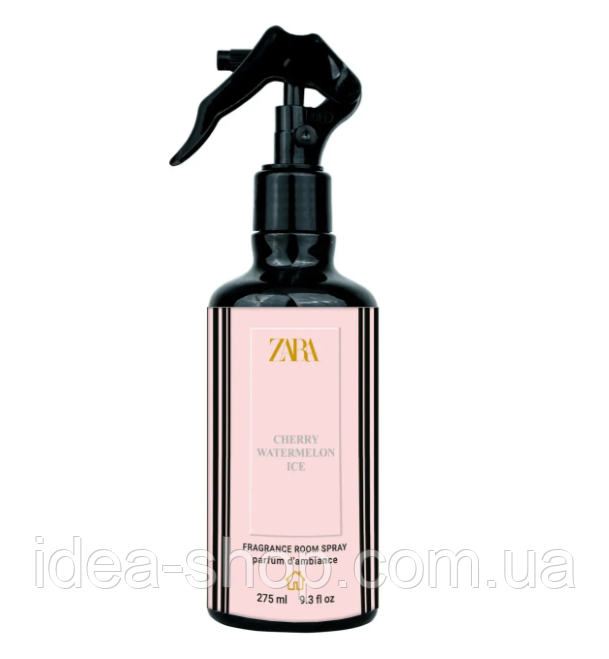 Аромаспрей для дому  Zara Cherry Watermelon Ice Room Spray Ароматизатор кімнат спрей аромат Зара румспрей для запаха освіжувач, фото 1