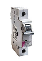 Автоматичний вимикач C 25A 230VAC 1P 6kA, ETI ETIMAT
