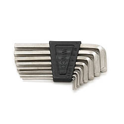 Набір шестигранних L-подібних ключів 8шт (1.5/2/2.5/3/4/5/5.5/6мм), 75г, черний