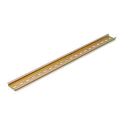 DIN-рейка C45, U-подібна перфорована, товщина 1,0 мм, довжина 40см, 0,124кг