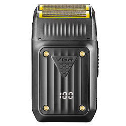 Електробритва VGR V-363 шейвер, подвійне лезо, LED display, Box