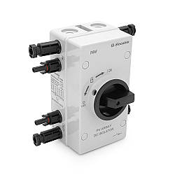 Ручний вимикач DC1000-GL, 1000V, 20A, 1St, IP66, Grey