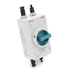 Ручний вимикач, 1000V, 32A, 1St, IP66, вхід верх-низ, Grey