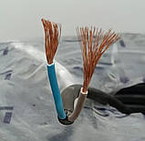 Кабель гнучкий ПВС 2х2.5 мм2 чорний, мідний багатожильний Одеса ГОСТ, фото 4