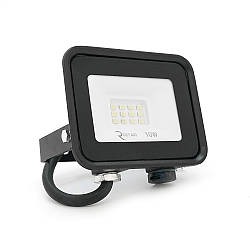 Прожектор SLIM LED RITAR RT-FLOOD10A, 10W, 12xSMD2835, IP65, 1000Lm, 6500K (100%), PF>0.9 Ra>70, 80*90*25mm