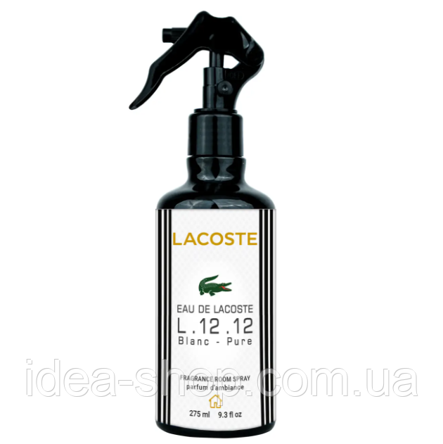 Аромаспрей для дому Lacoste Blanc Pure Ароматизатор кімнат спрей аромат Зара румспрей для запаха, фото 1