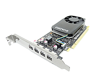 Дискретна відеокарта nVidia Quadro P1000, 4 GB GDDR5, 128-bit / miniDP, фото 2