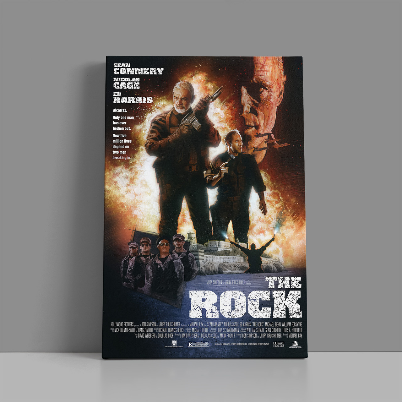 Картина на полотні "Скеля, The Rock (1996)", 60×40см