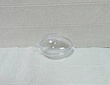 Заготовка Яйце пластикове прозоре 8х5,5см, фото 2