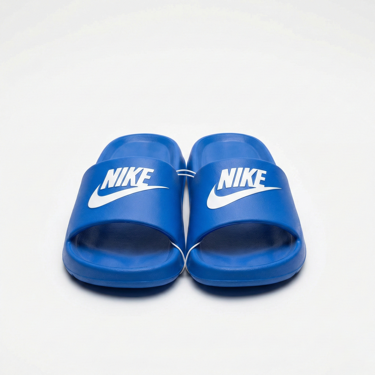 Шльопанці дитячі Nike Style сині, піна ЕВА. Пляжні тапочки для хлопчика 31-35 р., фото 1