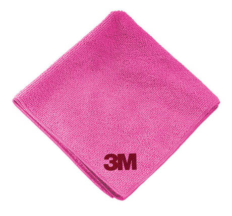 3M 50489 Микрофибровая серветка Perfect-It III Ultra Soft Cloth Рожева, фото 2