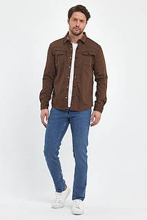 Рубашка Trend Collection 9995 Коричневий S (57652) D12-2026