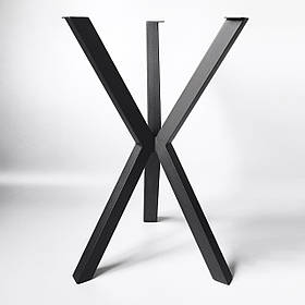 Каркас для столу з металу Ø 500 мм, H 730 мм Scandi Чорний