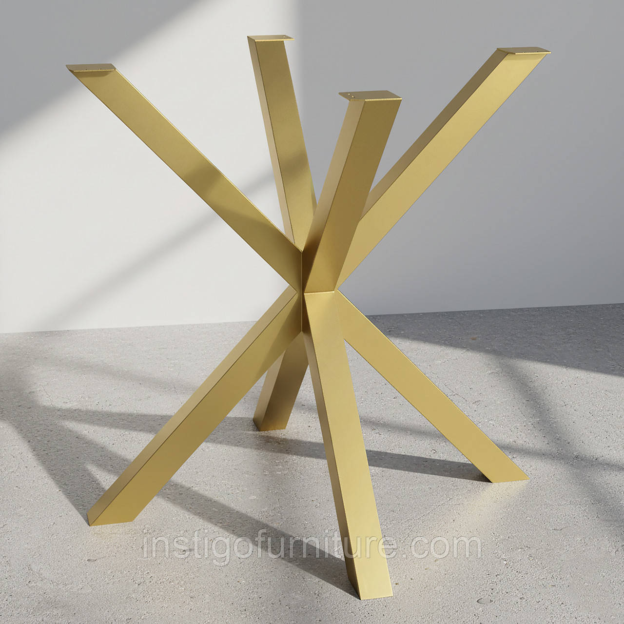 Каркас для столу з металу Ø 750 мм, H 730 мм Золото, фото 1