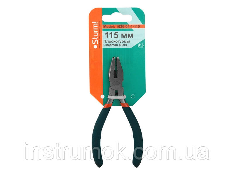 Плоскогубці 115мм (Soft hand mini) Sturm 1030-04-1-115