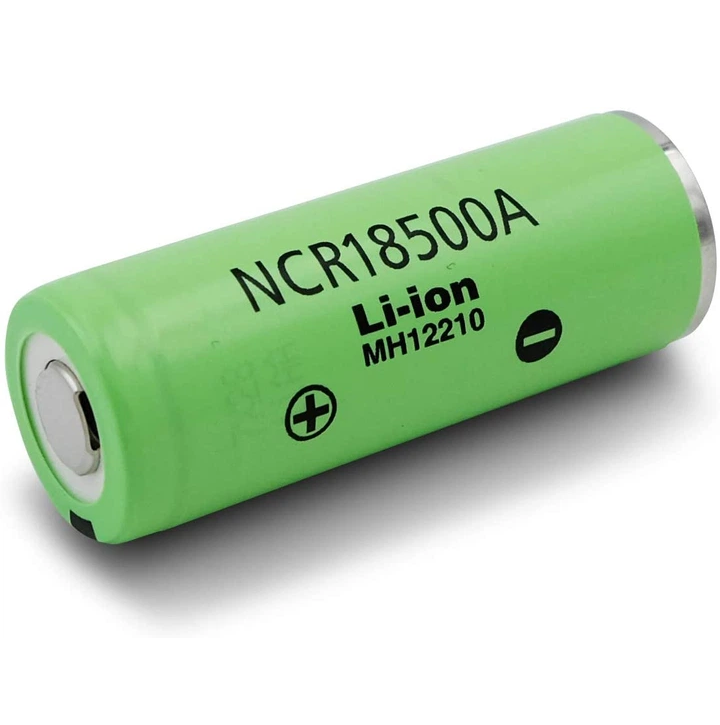 Акумулятор 18500 Panasonic NCR18500A (Li-Ion) 2040 mAh 3.8A 4.2/3.6/2.75V Зелений, фото 1