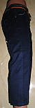 Стильні штани коттон на 3 роки сині, фото 3