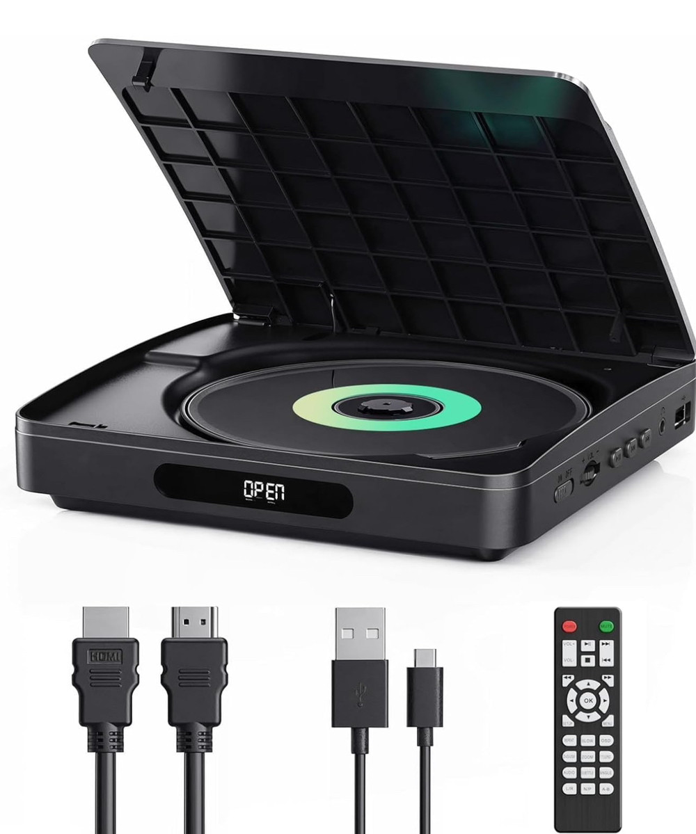 DVD-плеєр YOTON Mini, HDMI, регіонально вільний, HD upscaling 1280×800, USB, пам’ять відтворення, фото 1