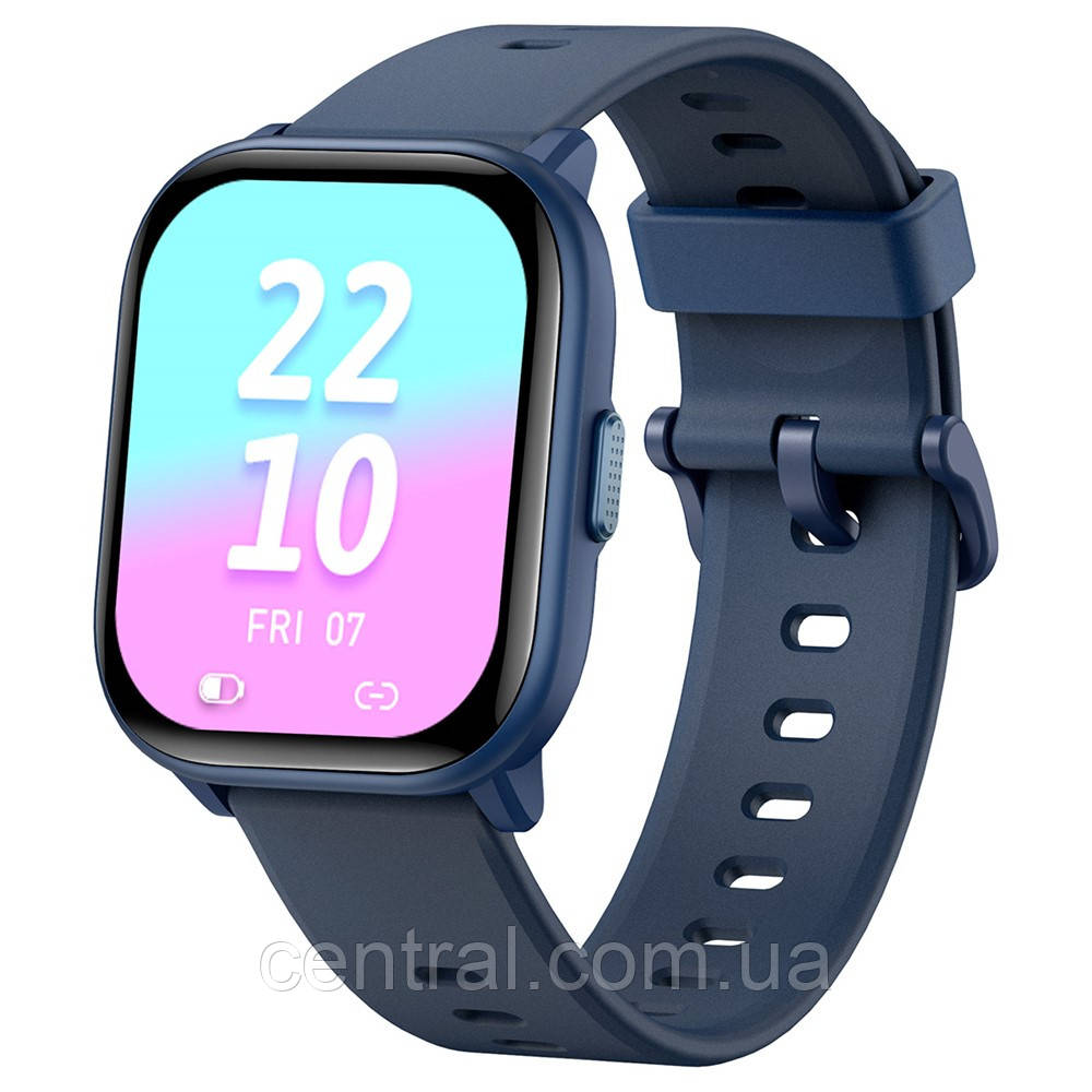 Смарт-годинник W99 для спорту з IPS екраном 1,5 дюйма, синій, фото 1