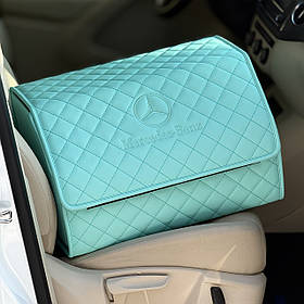 Преміум органайзер в багажник Mercedes Classic, розмір M (50 см), сумка-органайзер з вишивкою логотипу