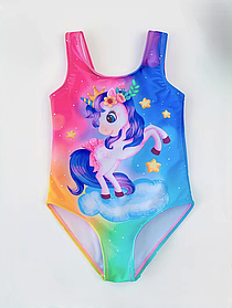 Купальник для дівчинки Єдиноріг 110. 116-120