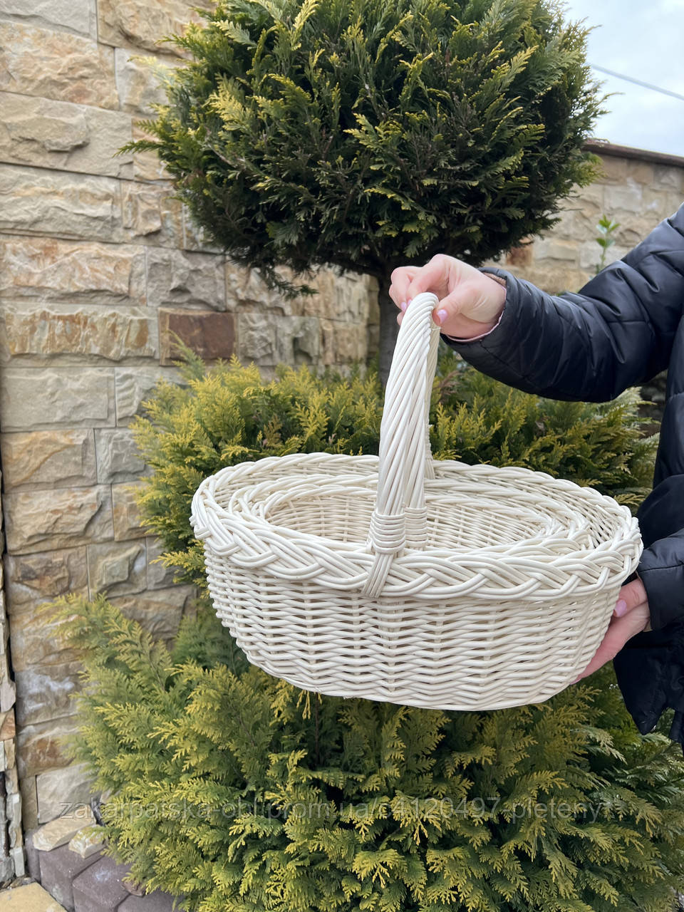 Набір корзин « Хінська» в білому кольорі., фото 1