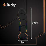 Устілки 35-42р для взуття на підборах чорний RUHHY 26482, амортизуючі, із задниками, фото 4