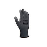 4305 D-FLEX есо Рукавички трикотажні з поліуретановим покриттям, неповний облив, Cірі 10 розмір, фото 4