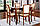 Розкладний Стіл Турін 110см (горіх), фото 2