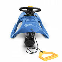 Зимові санки Prosperplast BULLET CONTROL, сині, фото 3