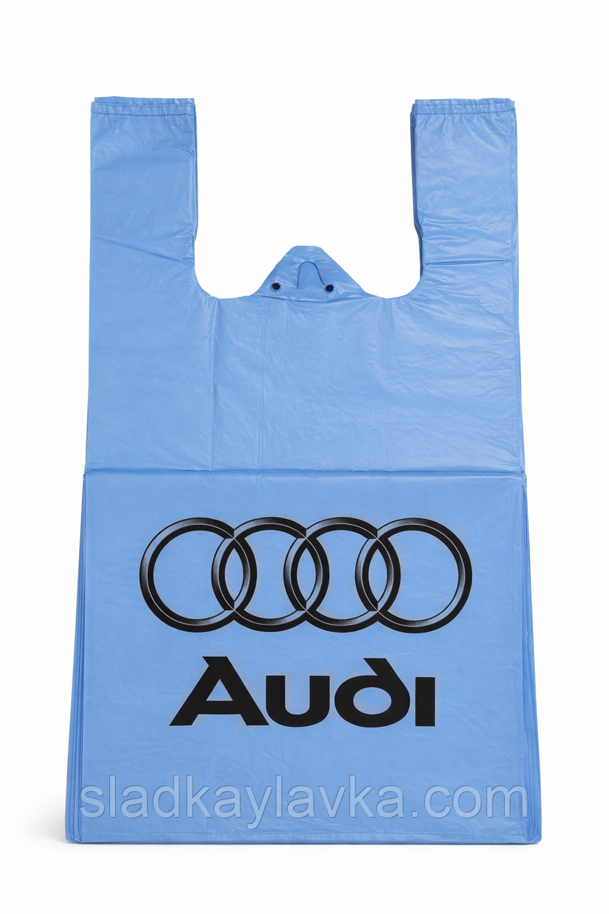 Пакет майка щільний "АУДІ" 300*480 (100 шт), фото 1