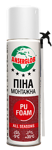 Піна монтажна Anserglob PU Foam всесезонна, фото 1