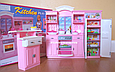 Лялькова меблі Gloria Кухня холодильник, плита, посуд, продукти Т, фото 2