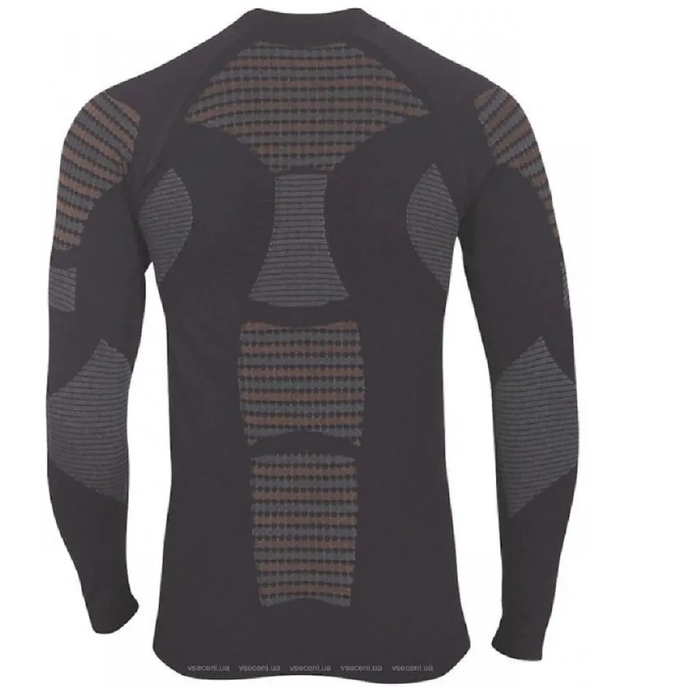 Термофутболка чоловіча Bodydry BIONIC Shirt Turtle Neck Long Sleeve ((black/khaki, XL))