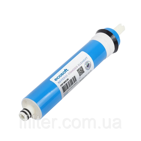 Мембрана Ecosoft 50GPD для домашніх фільтрів зворотного осмосу (CSV181250ECO), фото 1