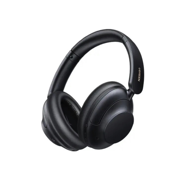 Навушники UGREEN HP202 HiTune Max5 Hybrid Active Noise-Cancelling Headphones Black, 600 мАг, 3D звук, фото 1