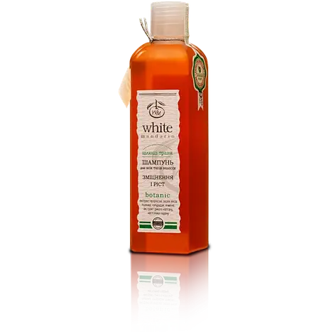 Шампунь для всіх типів волосся White Mandarin Зміцнення і ріст серії Цілющі трави 250 мл, фото 1